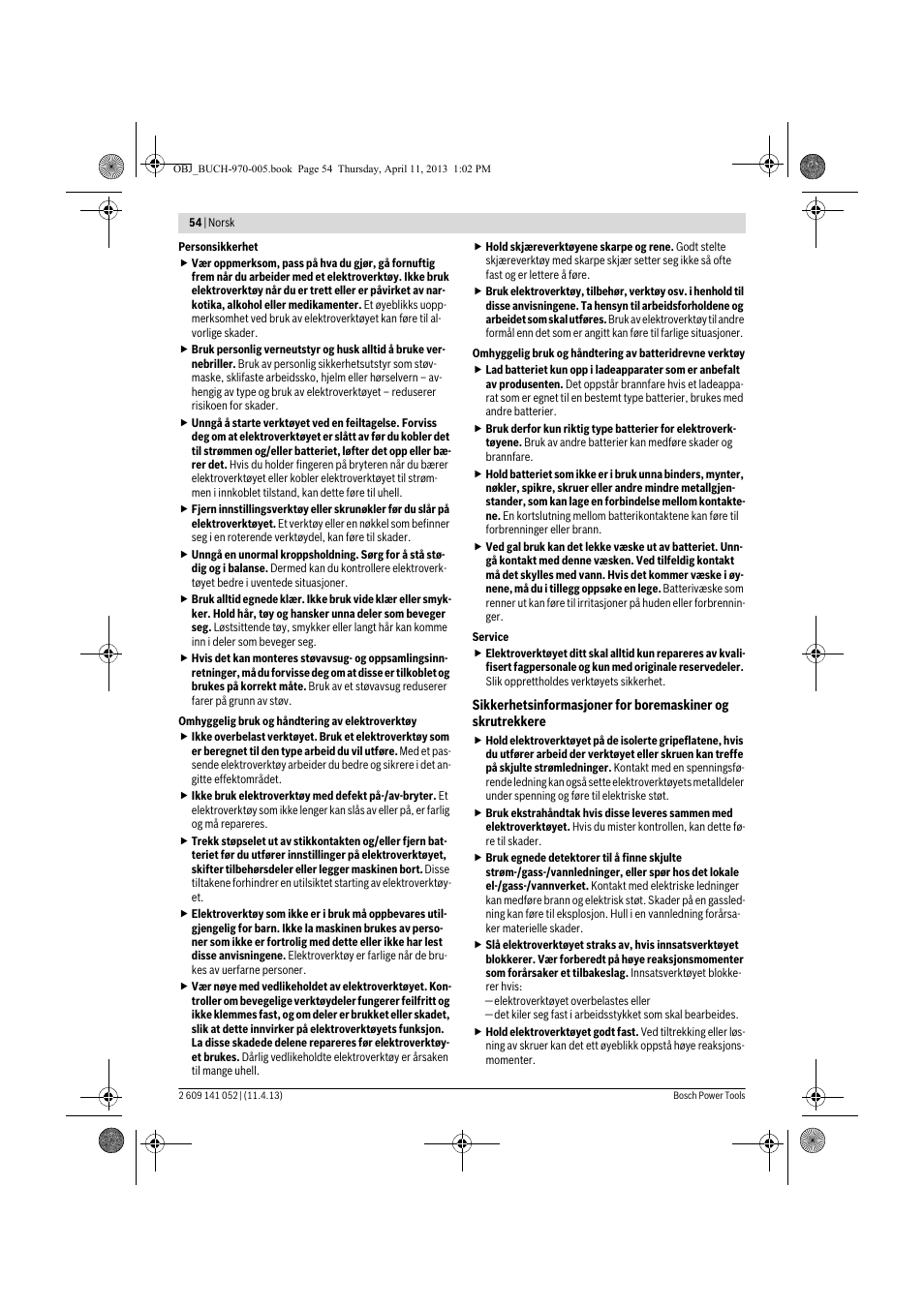 Bosch GSR 10,8-2-LI Professional User Manual | Page 54 / 169