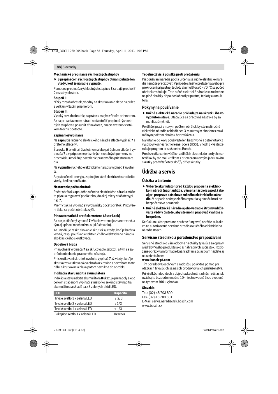 Údržba a servis | Bosch GSR 10,8-2-LI Professional User Manual | Page 88 / 169