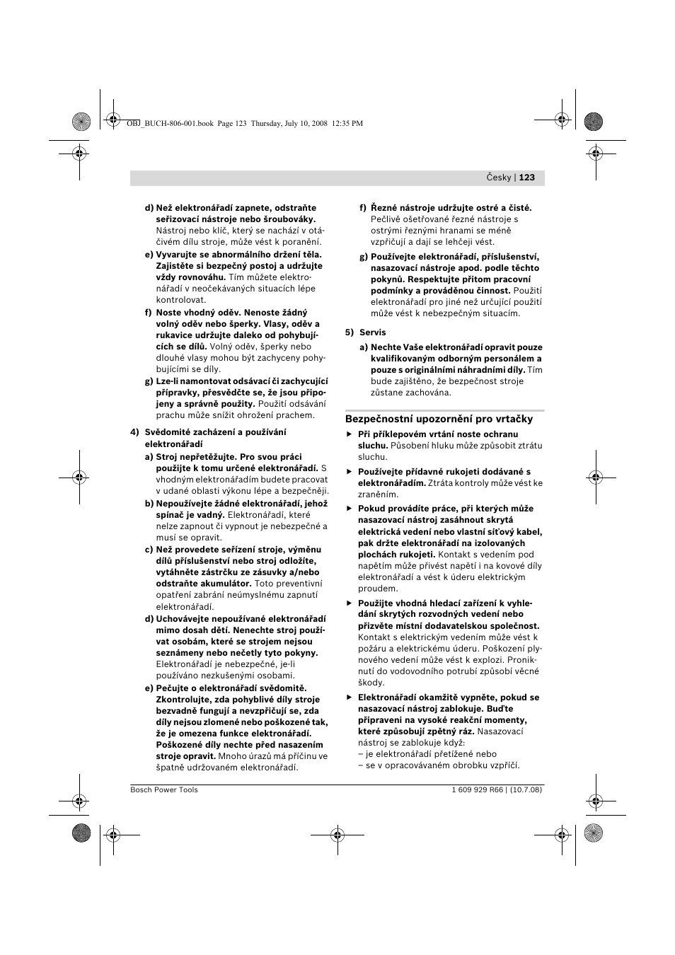 Bosch GSB 16 RE Professional User Manual | Page 123 / 229