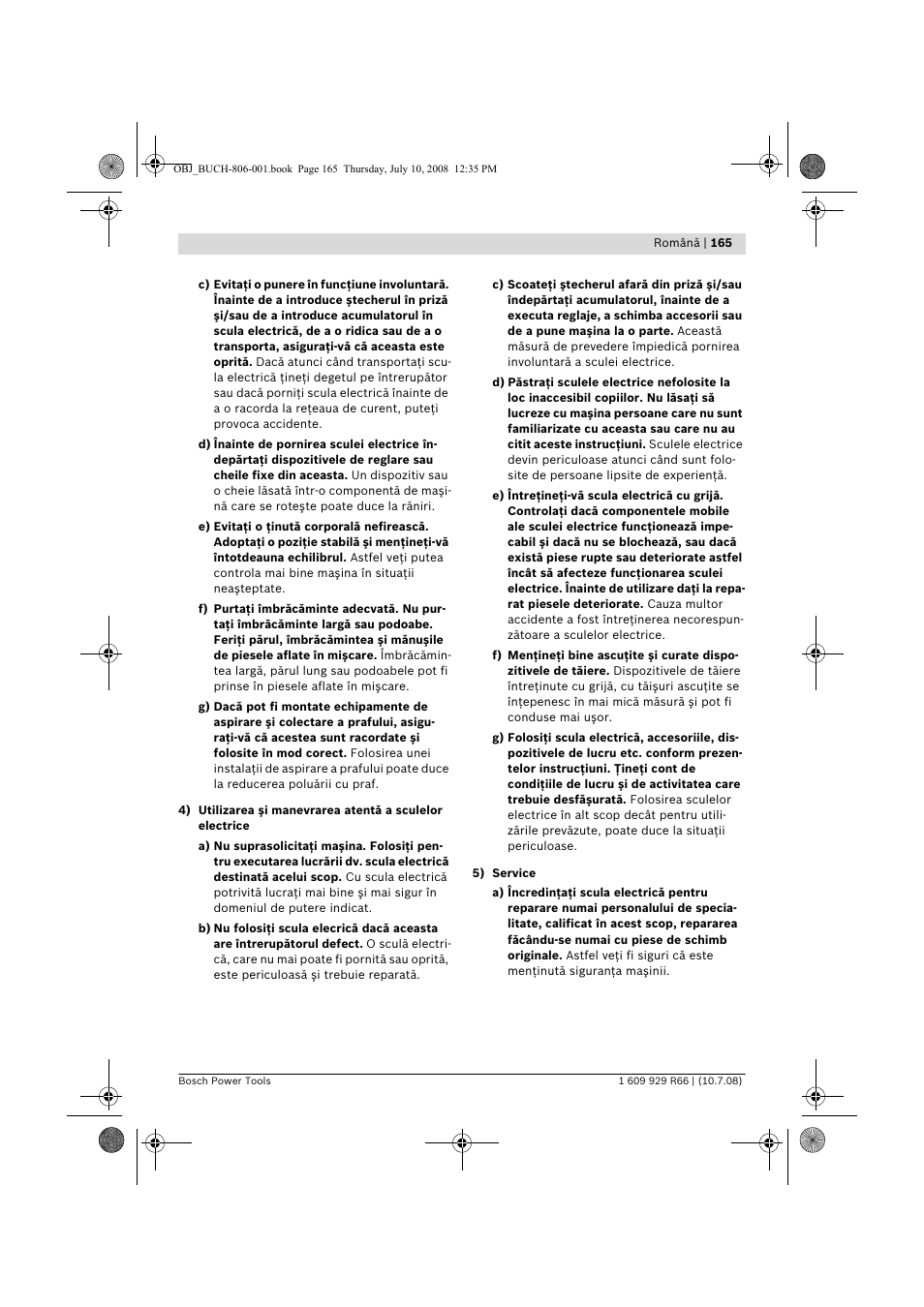 Bosch GSB 16 RE Professional User Manual | Page 165 / 229