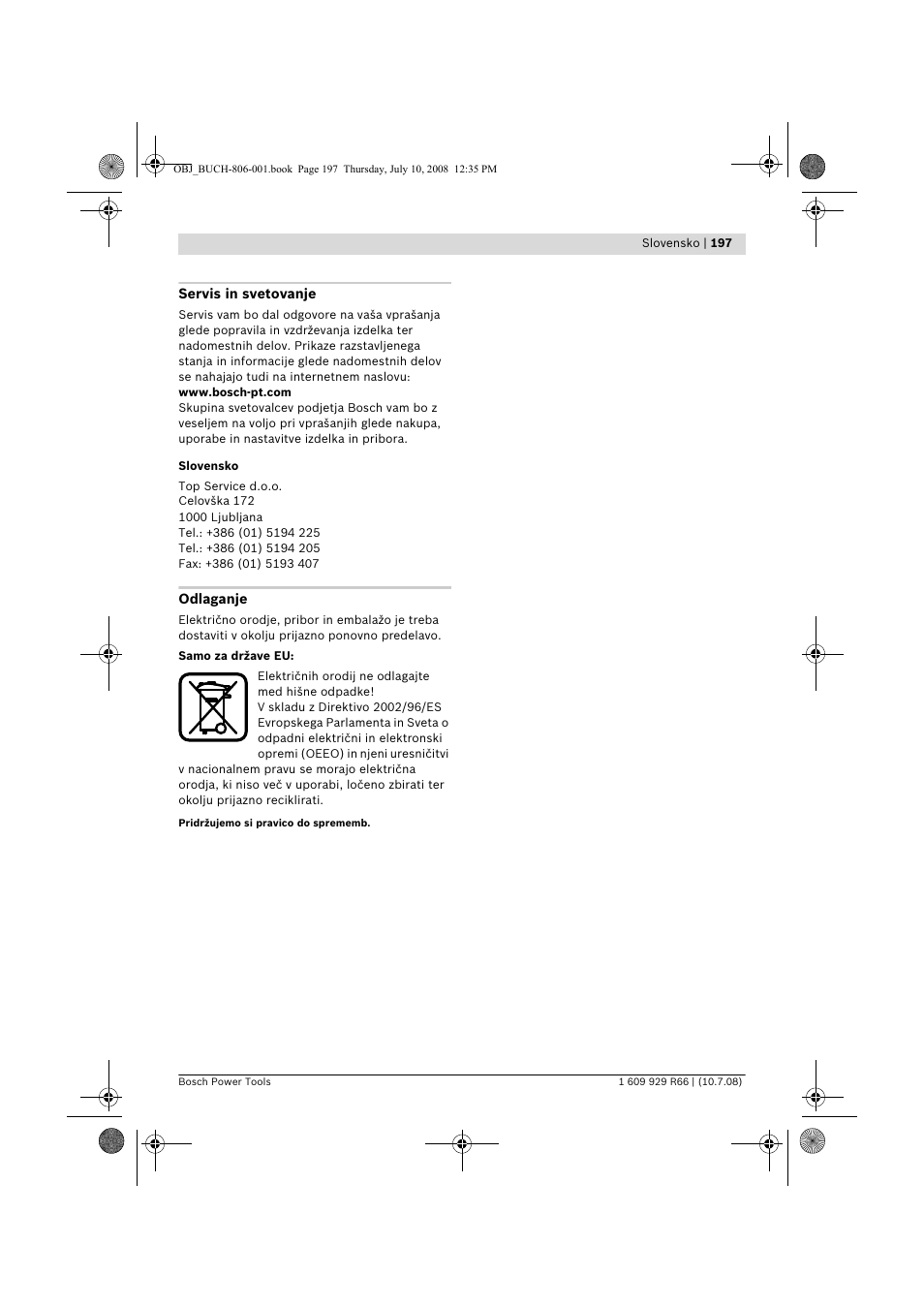 Bosch GSB 16 RE Professional User Manual | Page 197 / 229