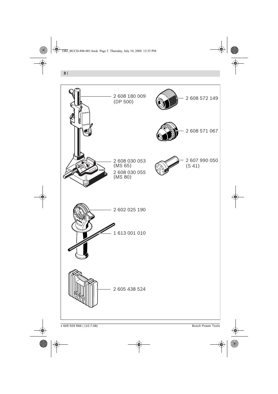 Bosch GSB 16 RE Professional User Manual | Page 3 / 229