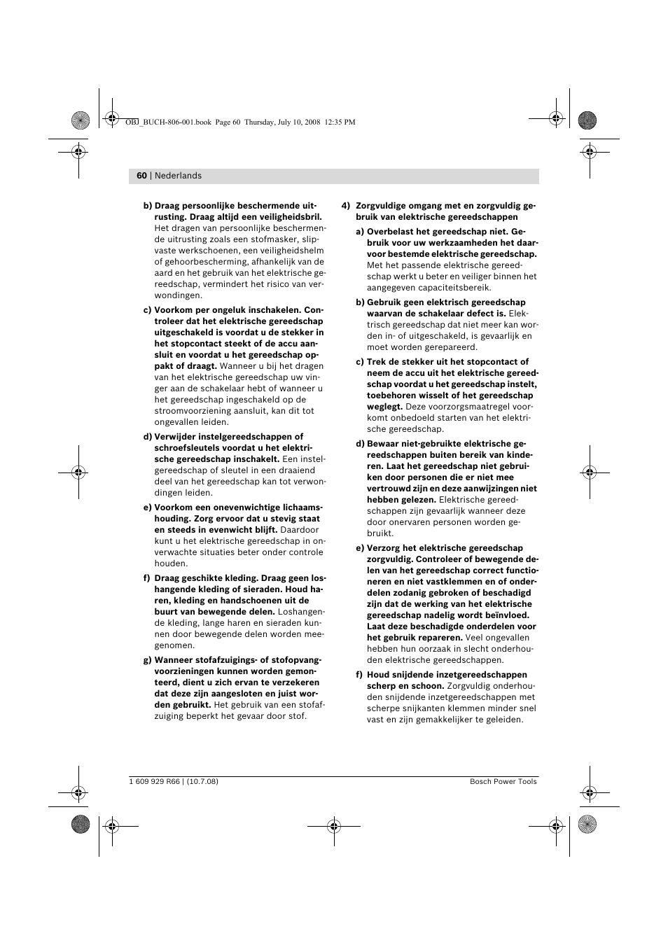 Bosch GSB 16 RE Professional User Manual | Page 60 / 229