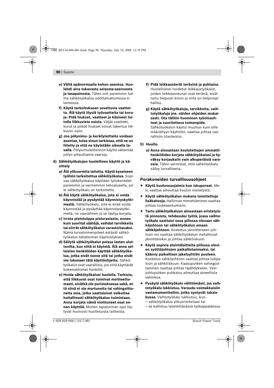 Bosch GSB 16 RE Professional User Manual | Page 90 / 229