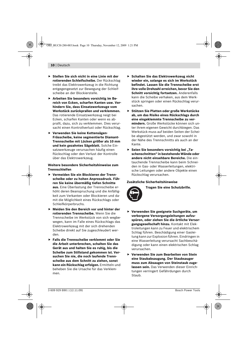 Bosch GWS Professional 24-300 User Manual | Page 10 / 337