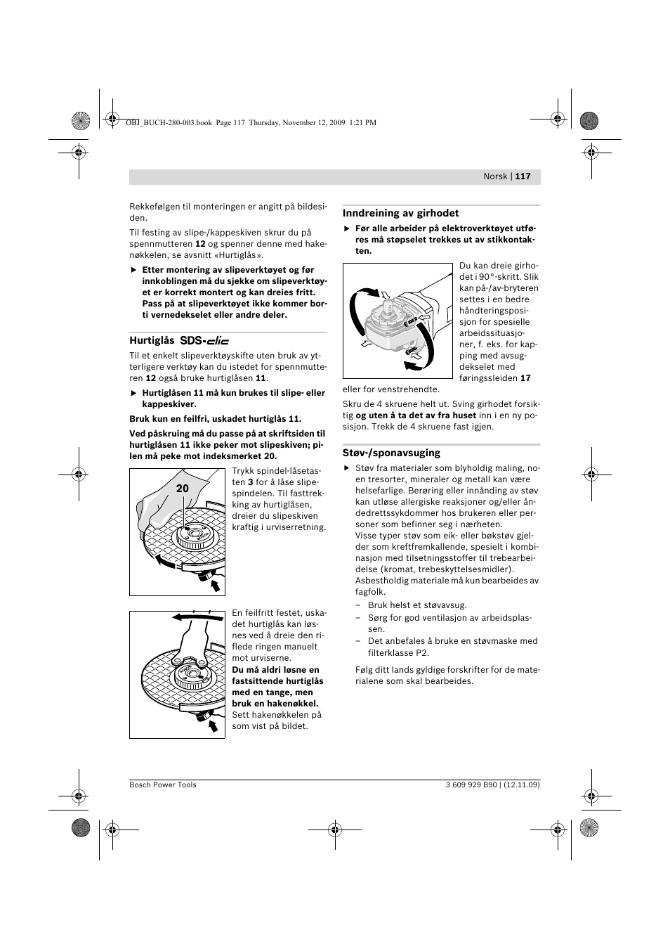 Bosch GWS Professional 24-300 User Manual | Page 117 / 337
