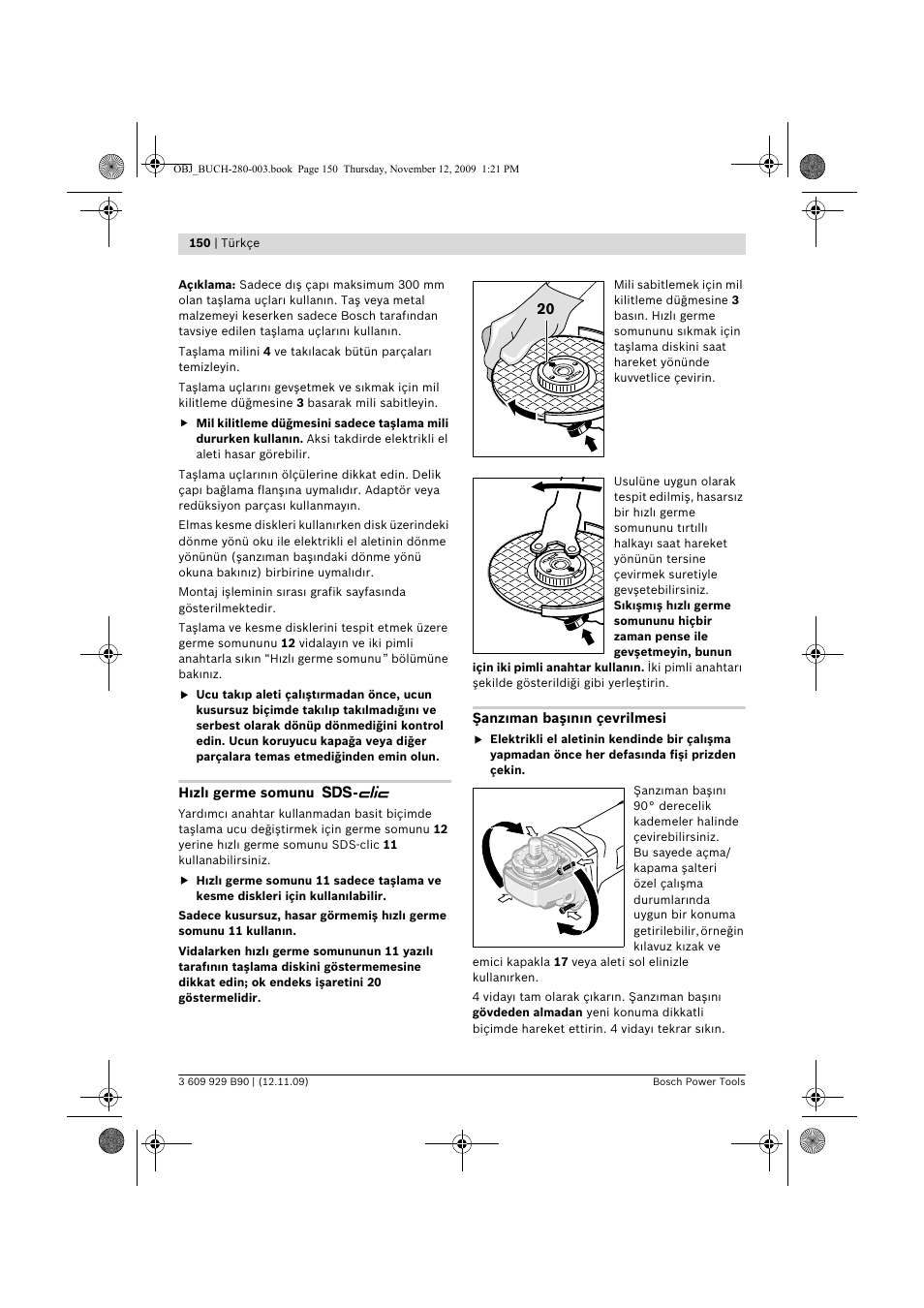 Bosch GWS Professional 24-300 User Manual | Page 150 / 337
