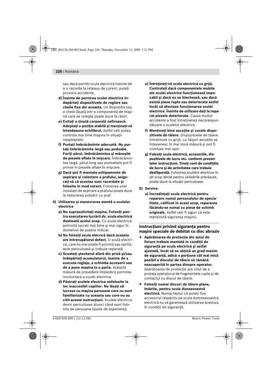 Bosch GWS Professional 24-300 User Manual | Page 226 / 337