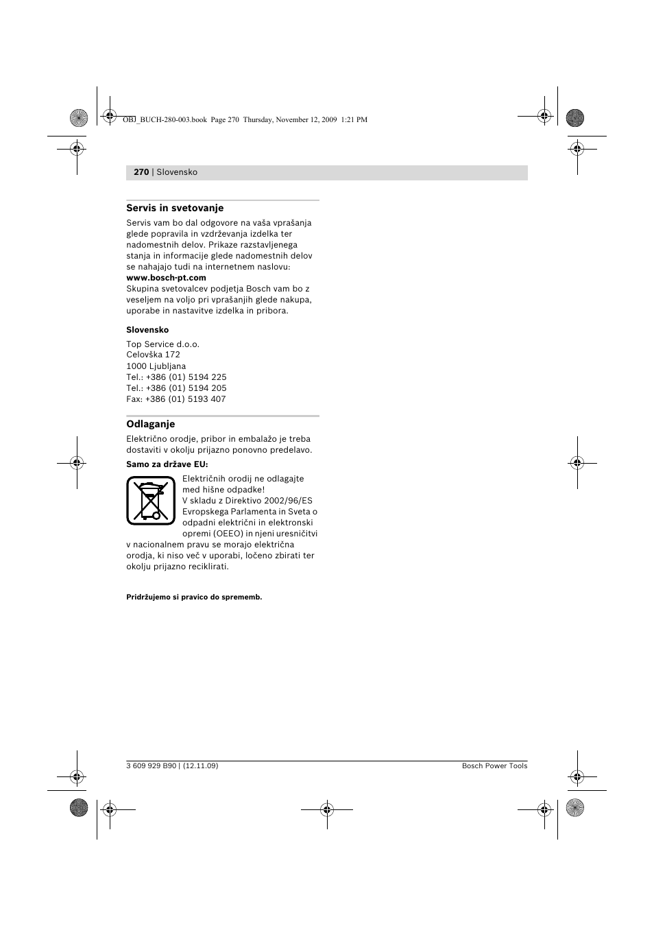 Bosch GWS Professional 24-300 User Manual | Page 270 / 337