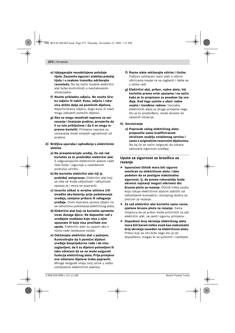 Bosch GWS Professional 24-300 User Manual | Page 272 / 337