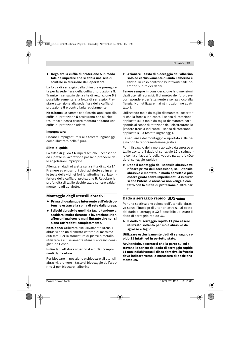 Bosch GWS Professional 24-300 User Manual | Page 73 / 337