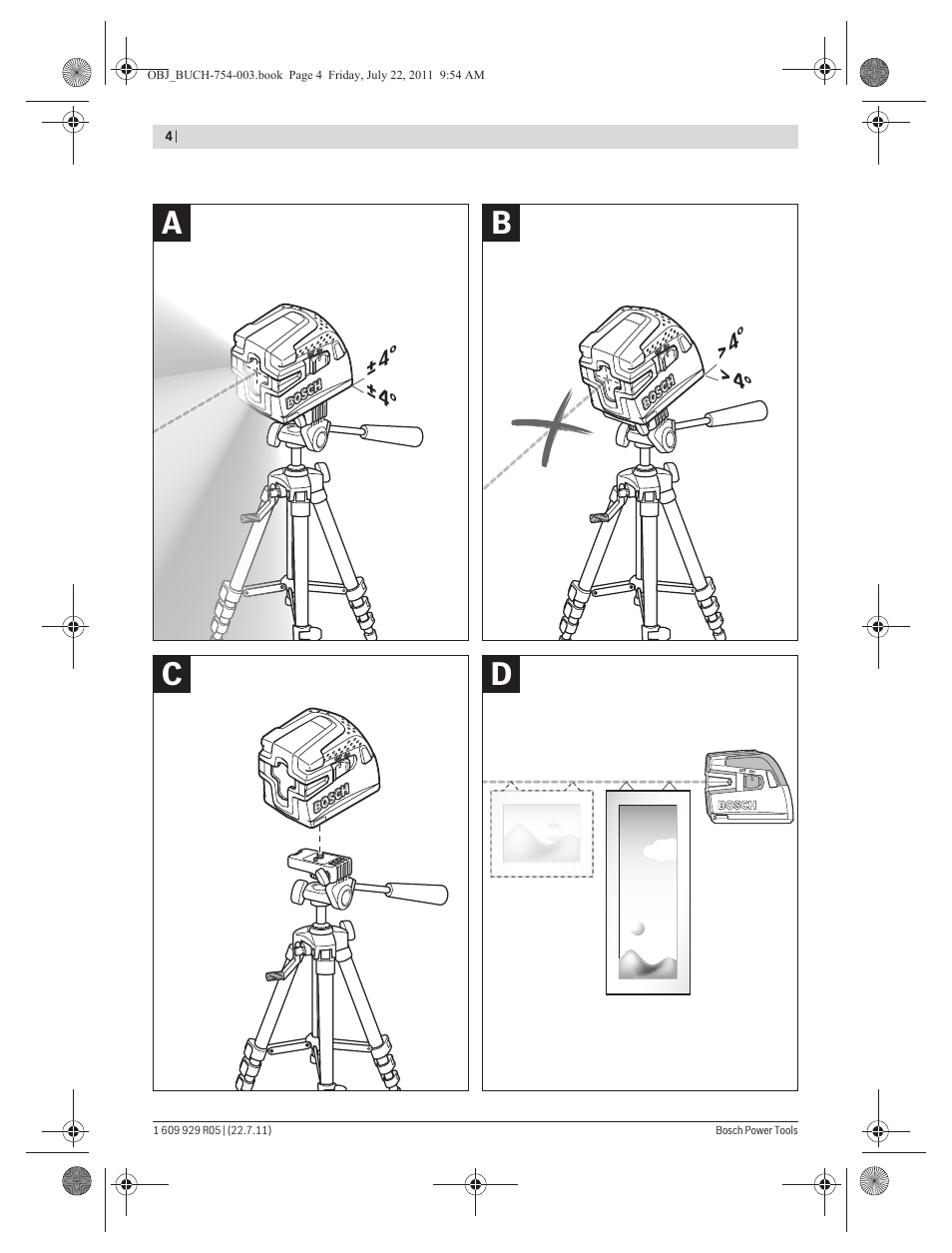 Dc b a | Bosch PCL 10 User Manual | Page 4 / 39