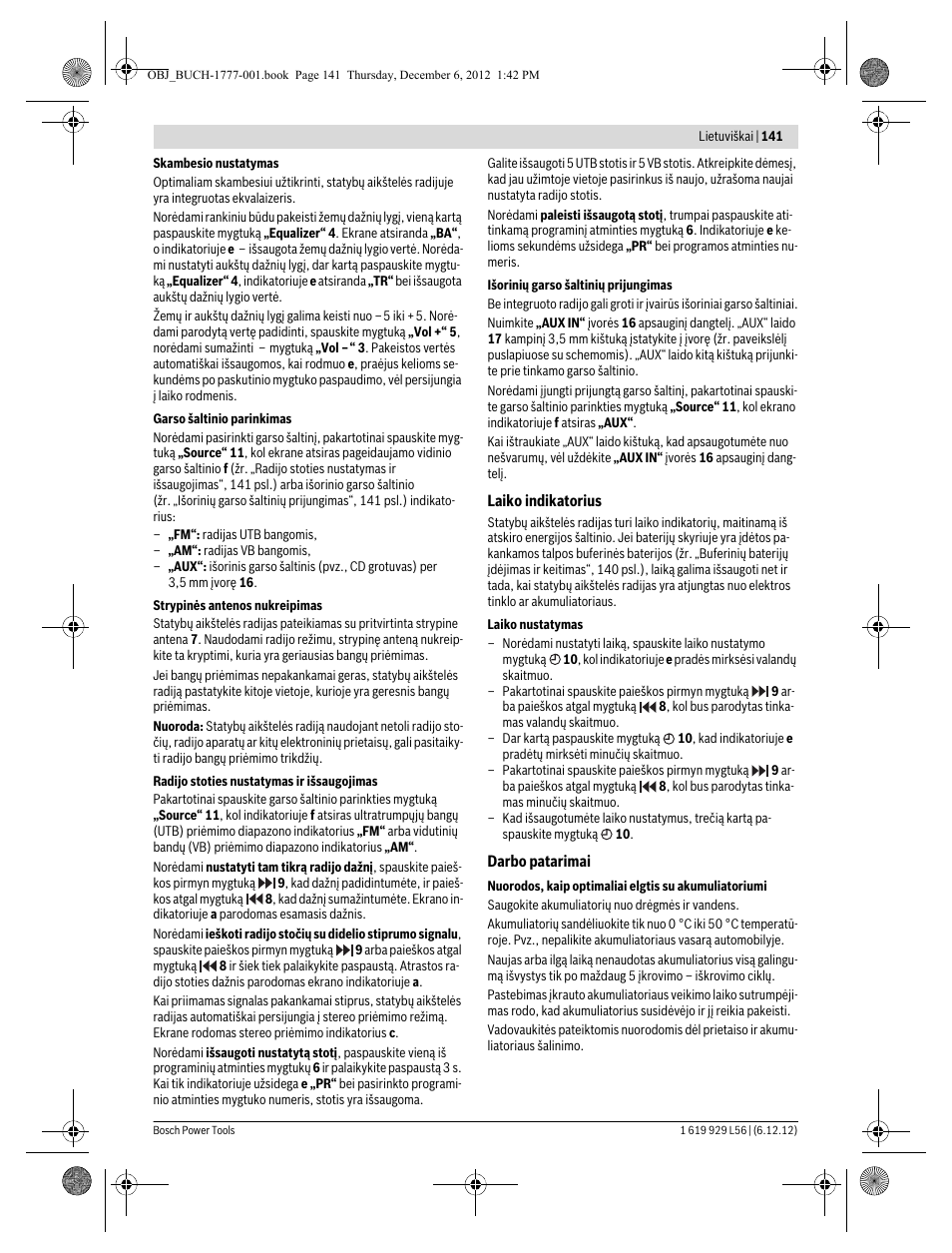 Bosch GML SoundBoxx Professional 14,4 V User Manual | Page 141 / 157