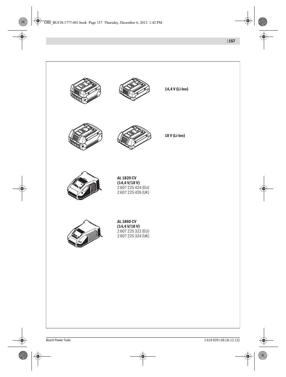 Bosch GML SoundBoxx Professional 14,4 V User Manual | Page 157 / 157