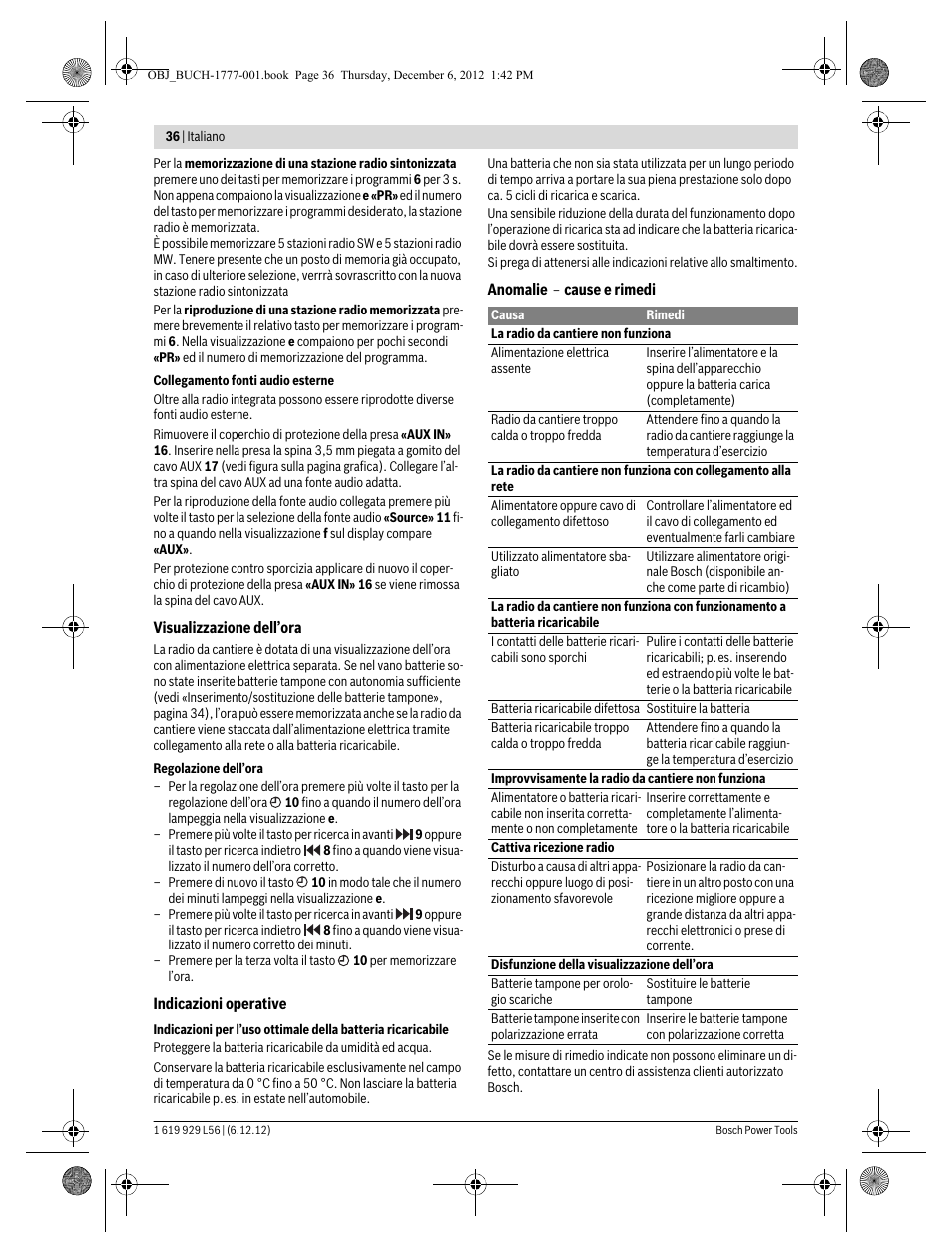 Bosch GML SoundBoxx Professional 14,4 V User Manual | Page 36 / 157