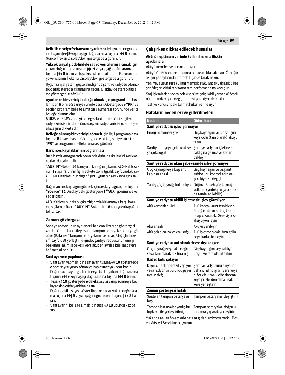 Bosch GML SoundBoxx Professional 14,4 V User Manual | Page 69 / 157