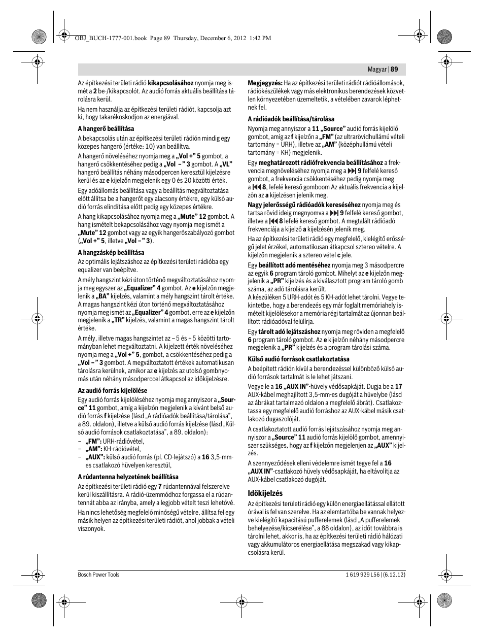 Bosch GML SoundBoxx Professional 14,4 V User Manual | Page 89 / 157