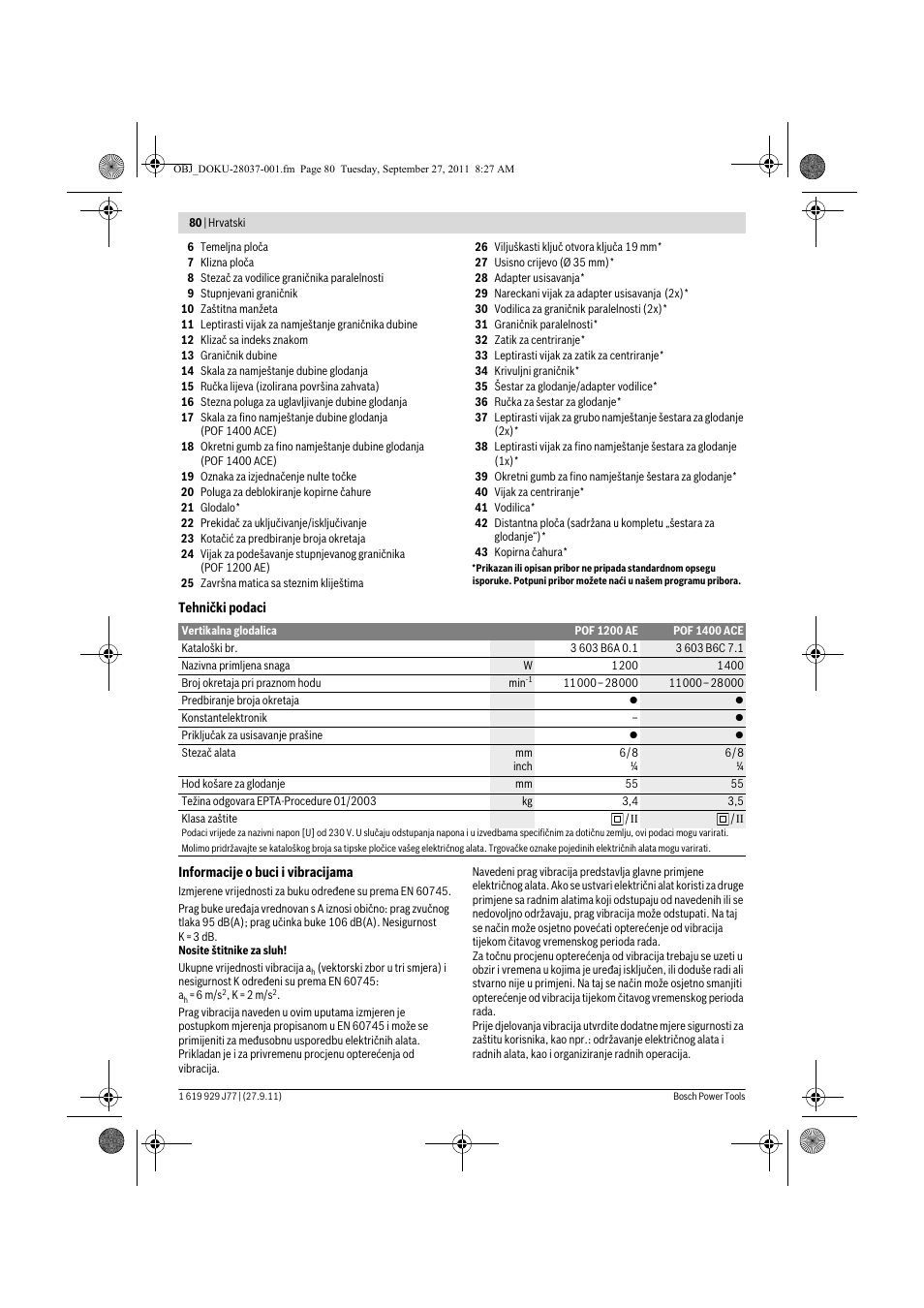 Bosch POF 1200 AE User Manual | Page 80 / 106