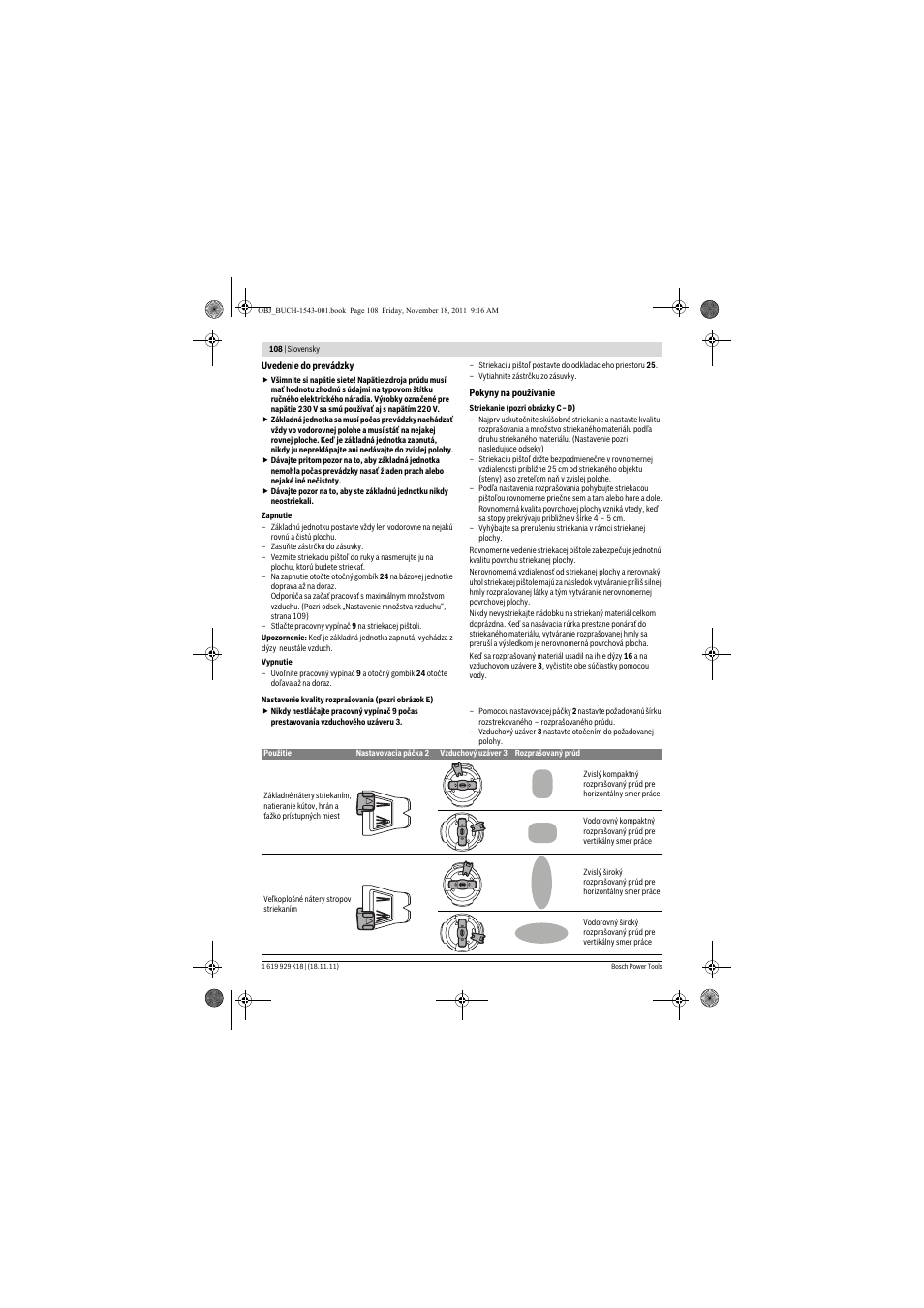 Bosch PFS 105 E WALLPaint User Manual | Page 108 / 185