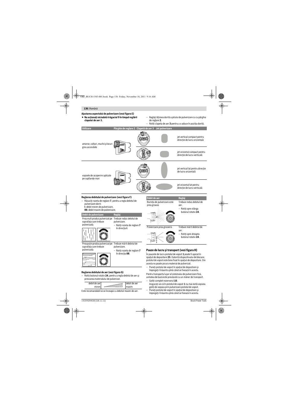 Bosch PFS 105 E WALLPaint User Manual | Page 136 / 185