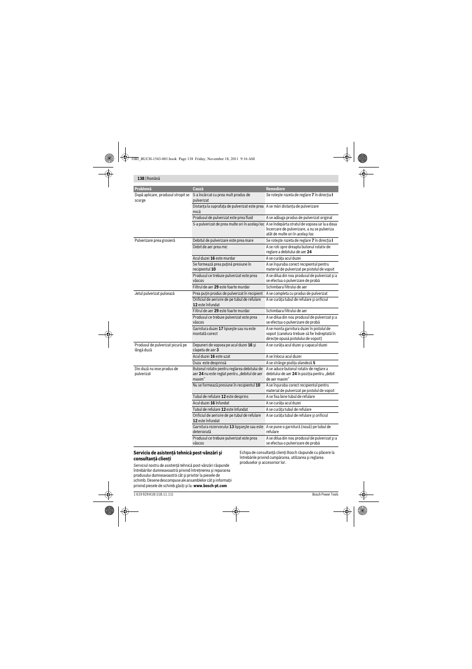 Bosch PFS 105 E WALLPaint User Manual | Page 138 / 185