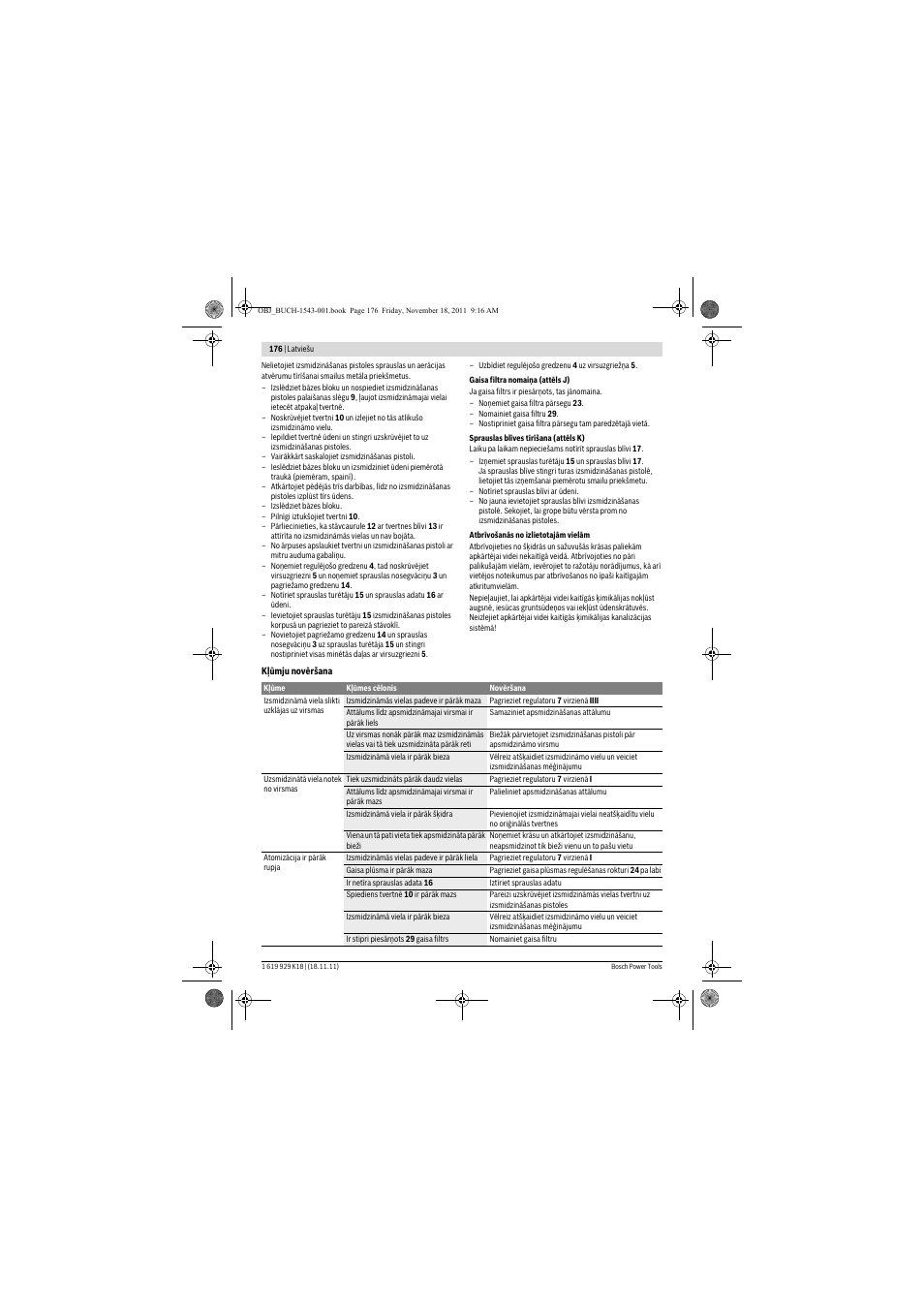 Bosch PFS 105 E WALLPaint User Manual | Page 176 / 185