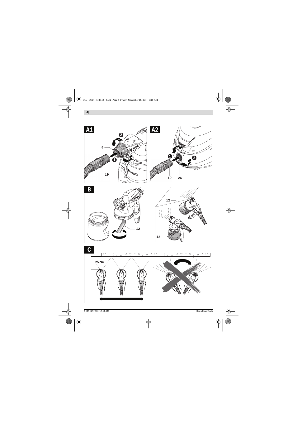 Cb a2 a1 | Bosch PFS 105 E WALLPaint User Manual | Page 4 / 185