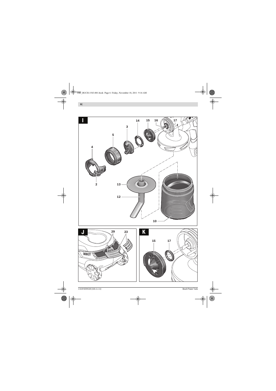 Kj i | Bosch PFS 105 E WALLPaint User Manual | Page 6 / 185