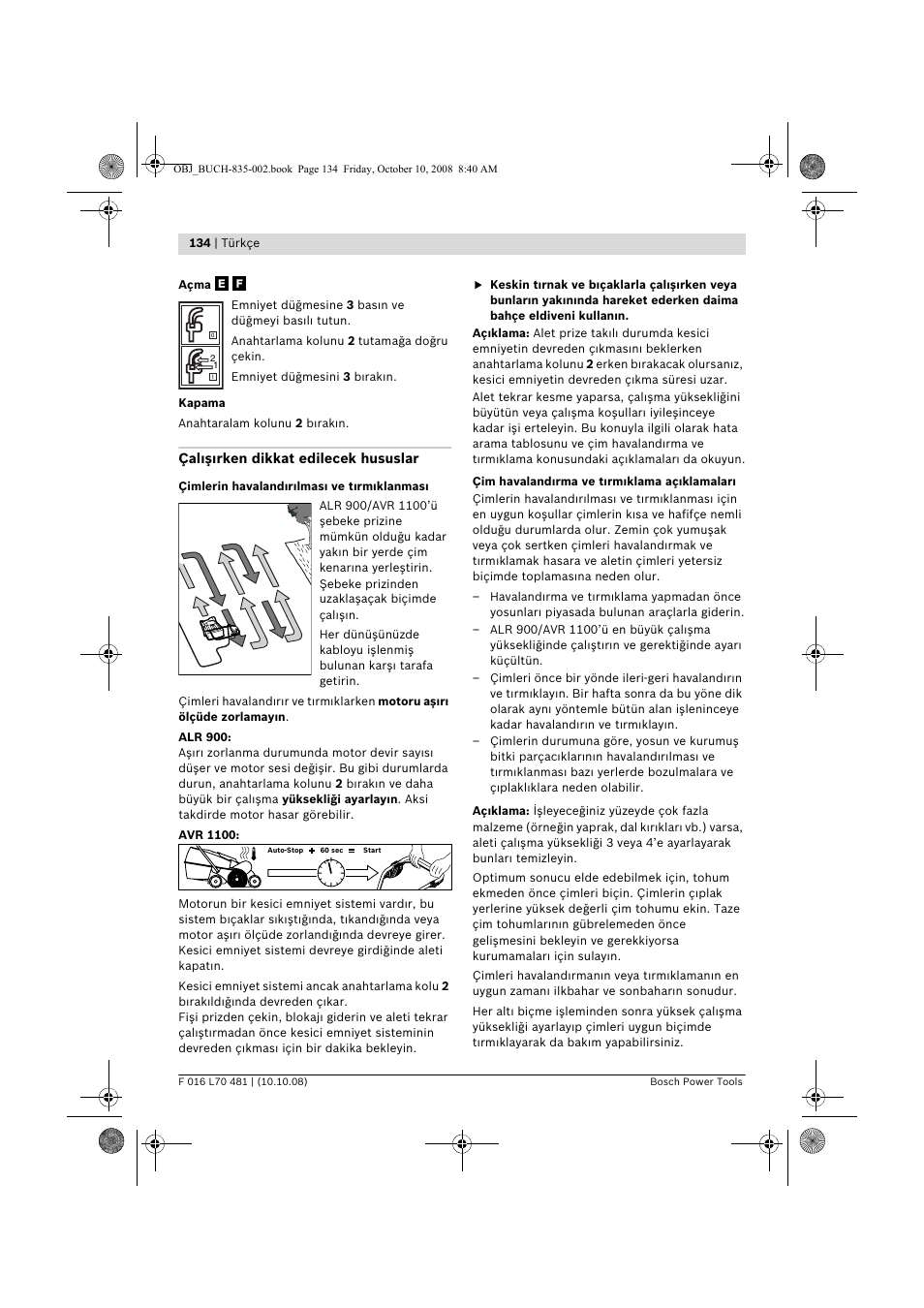 Bosch ALR 900 User Manual | Page 134 / 282