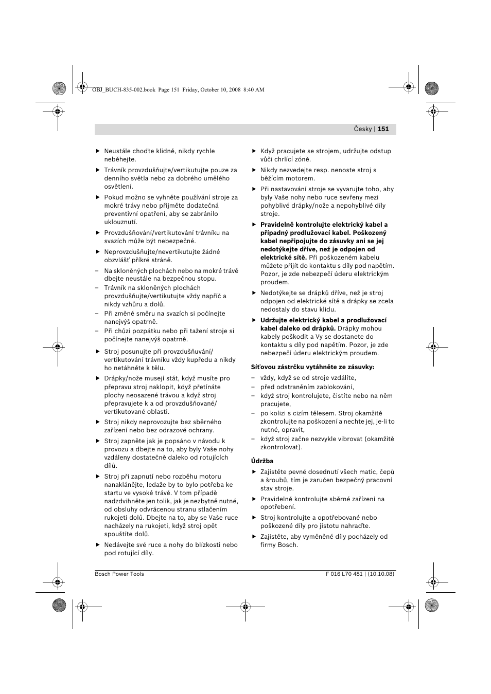 Bosch ALR 900 User Manual | Page 151 / 282