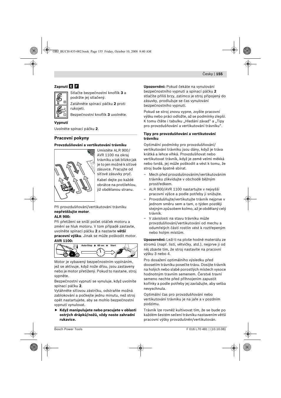 Bosch ALR 900 User Manual | Page 155 / 282