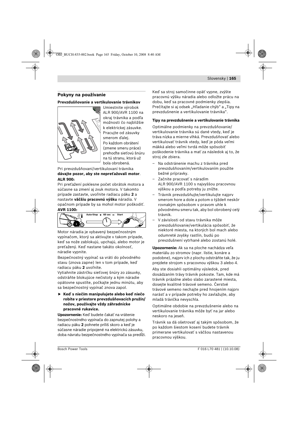 Bosch ALR 900 User Manual | Page 165 / 282