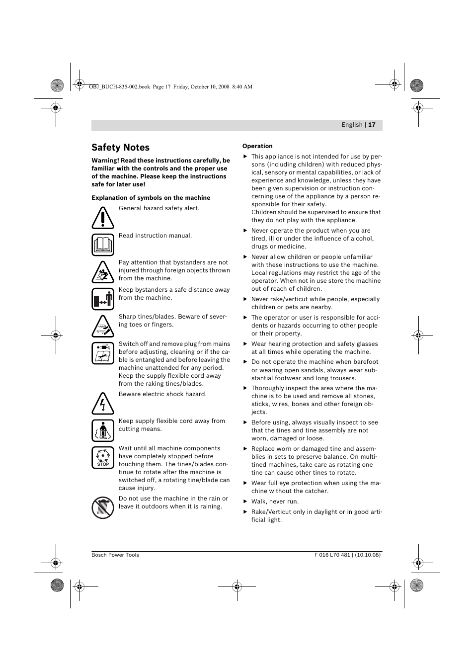 Bosch ALR 900 User Manual | Page 17 / 282