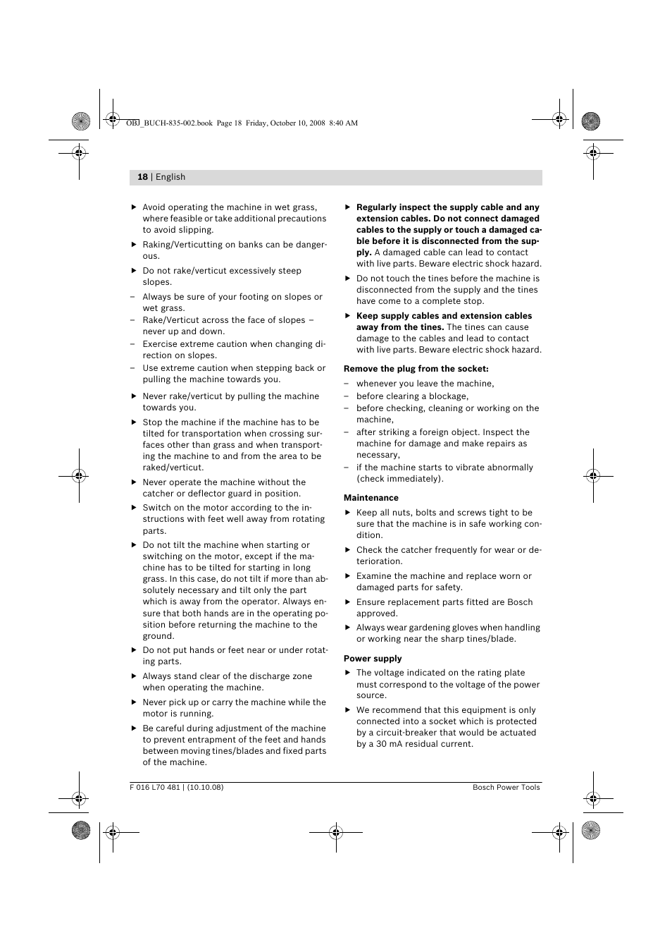 Bosch ALR 900 User Manual | Page 18 / 282