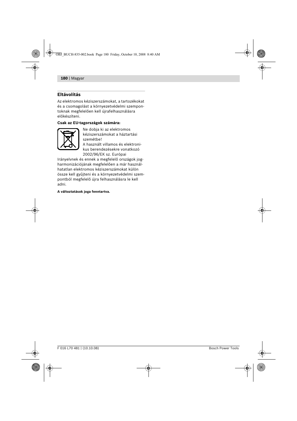 Bosch ALR 900 User Manual | Page 180 / 282