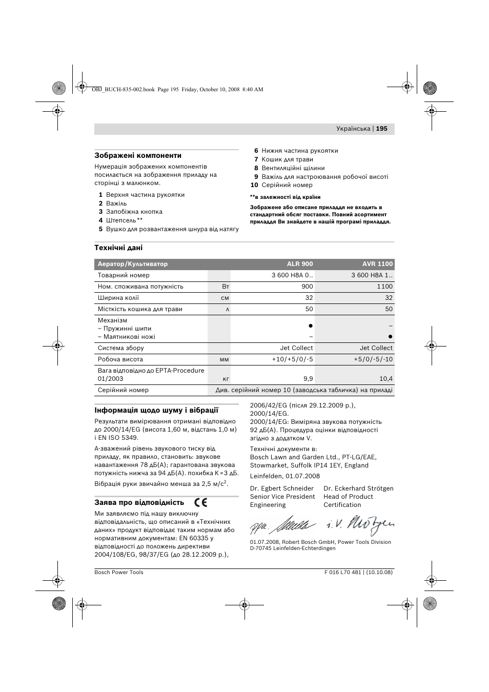 Bosch ALR 900 User Manual | Page 195 / 282