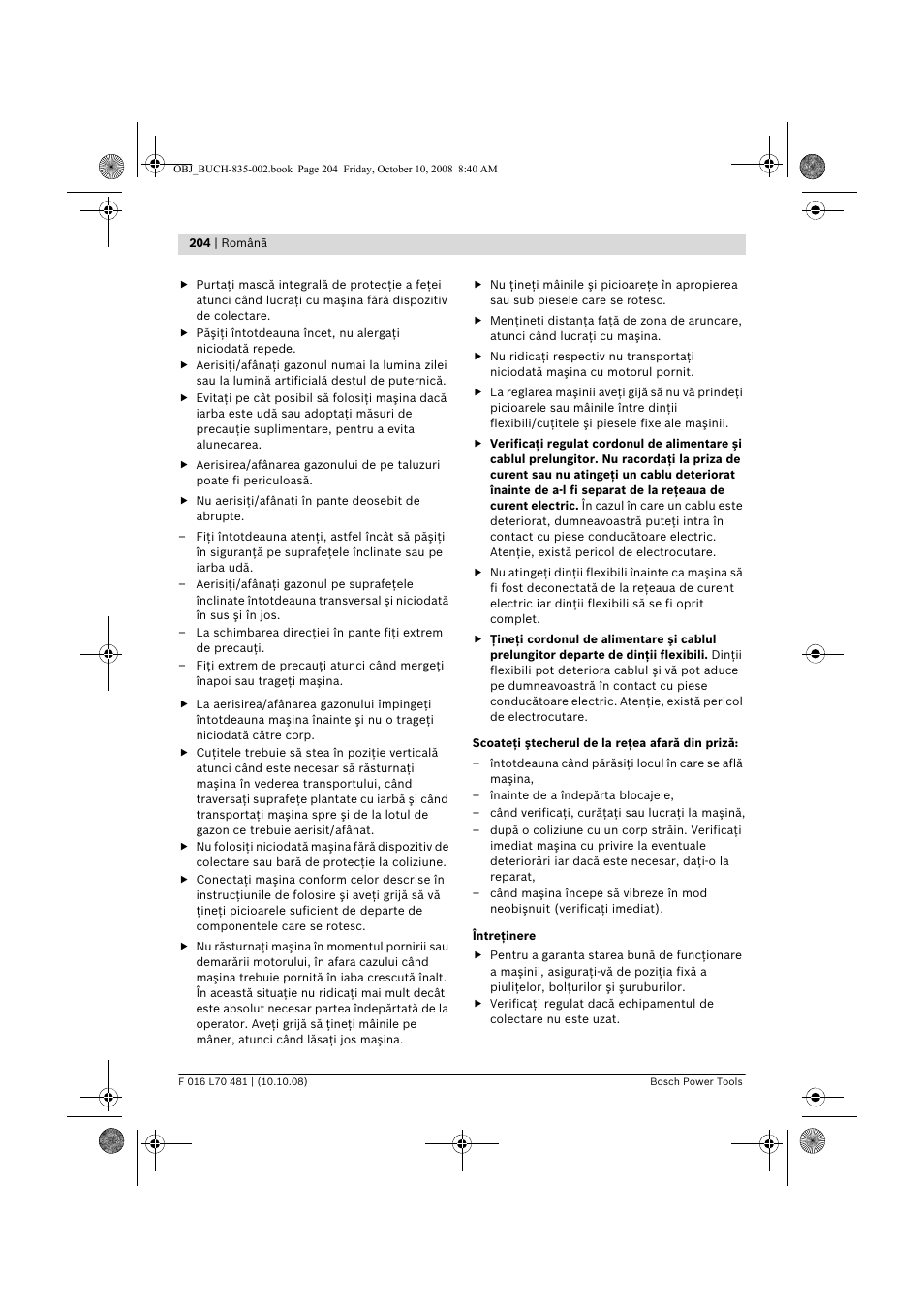 Bosch ALR 900 User Manual | Page 204 / 282