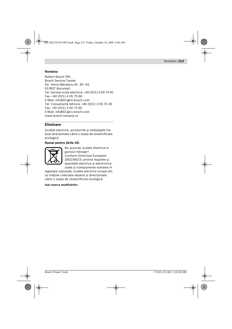 Bosch ALR 900 User Manual | Page 213 / 282