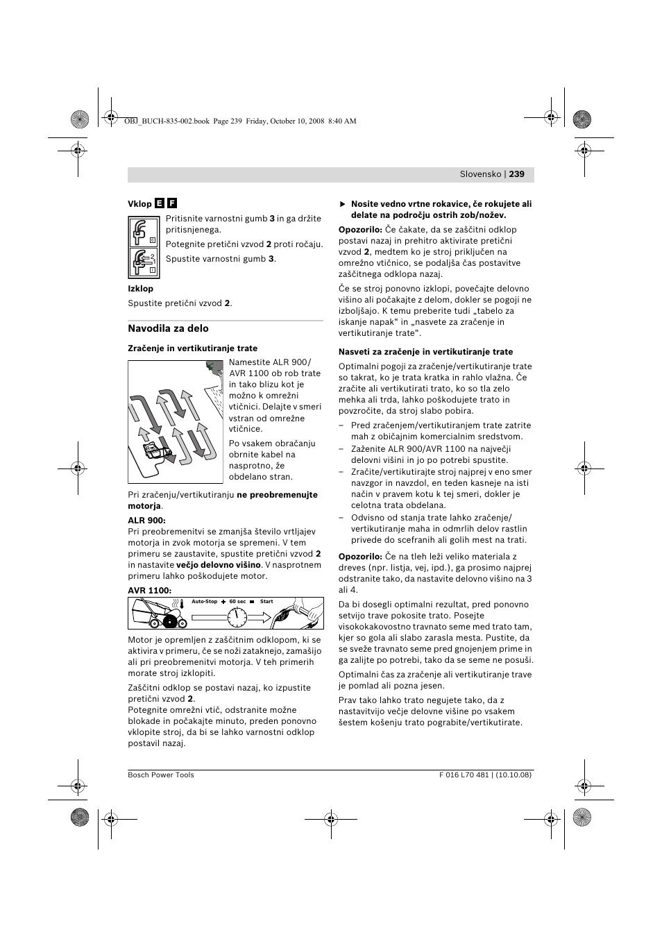 Bosch ALR 900 User Manual | Page 239 / 282