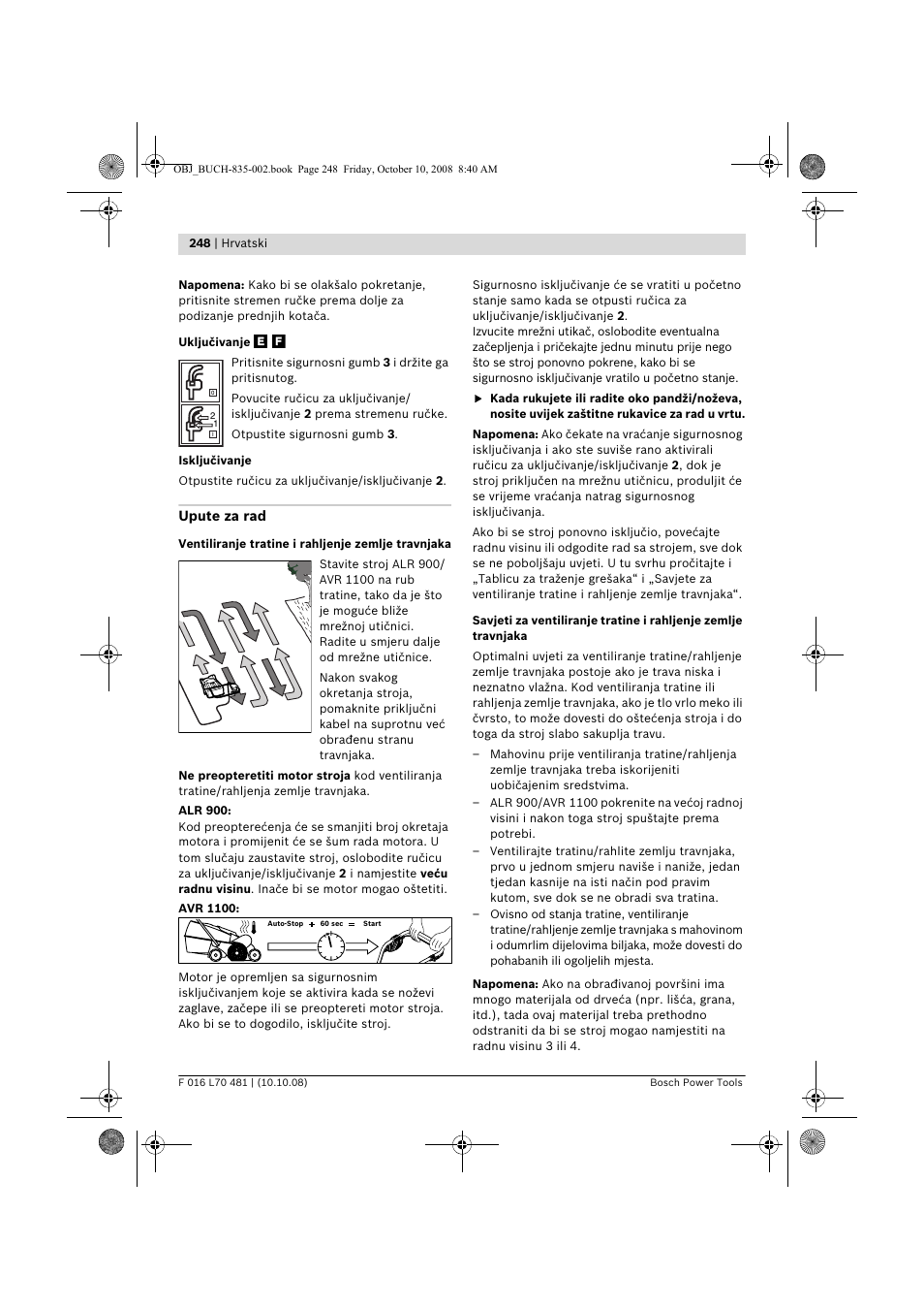 Bosch ALR 900 User Manual | Page 248 / 282