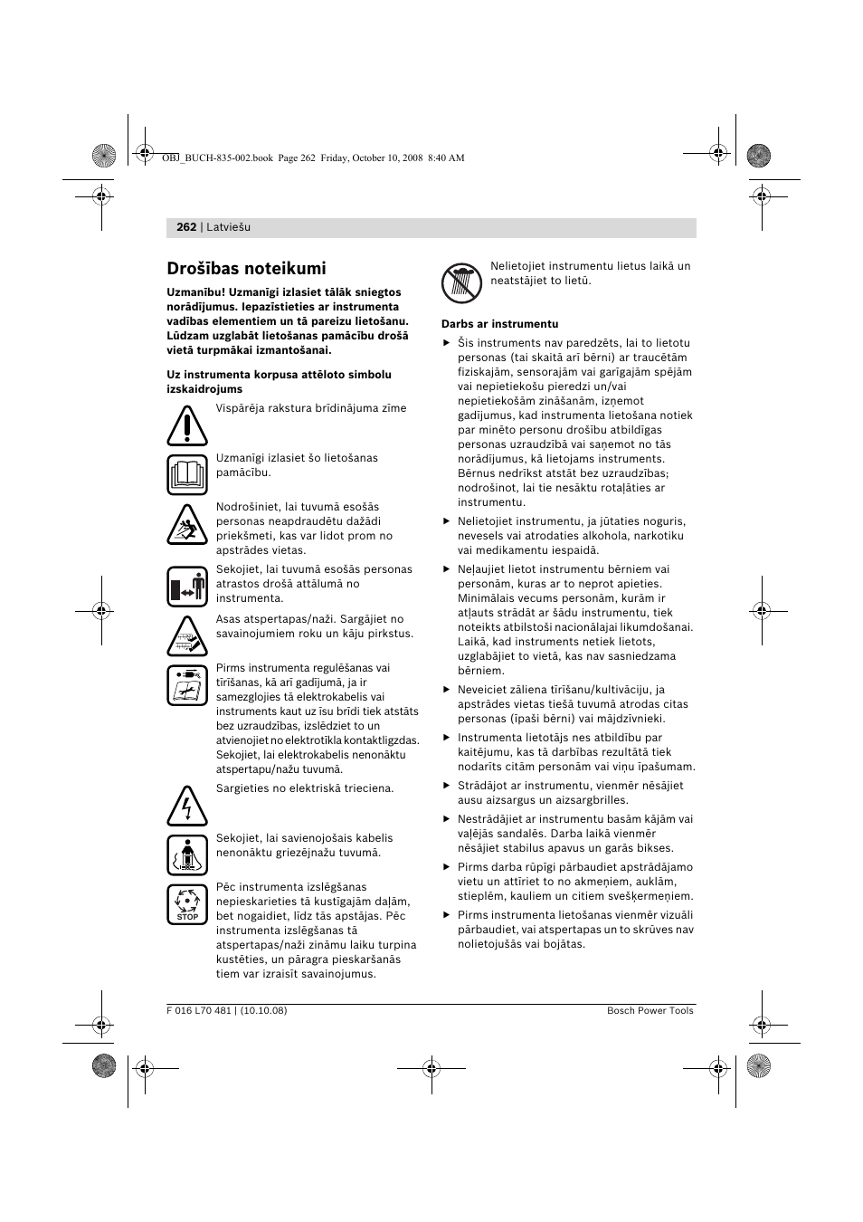 Bosch ALR 900 User Manual | Page 262 / 282