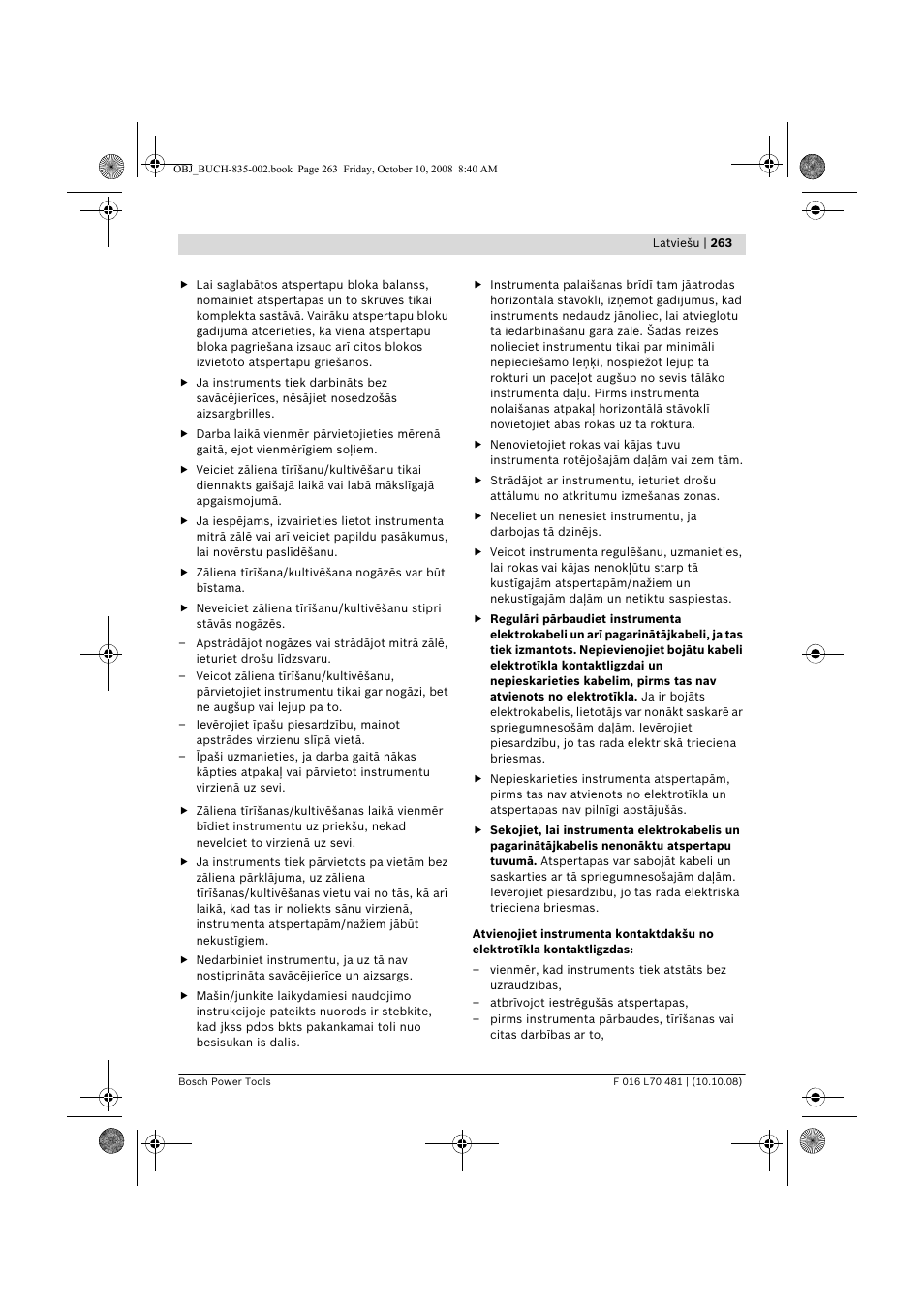 Bosch ALR 900 User Manual | Page 263 / 282