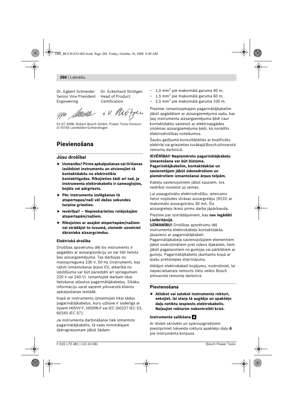 Pievienošana | Bosch ALR 900 User Manual | Page 266 / 282