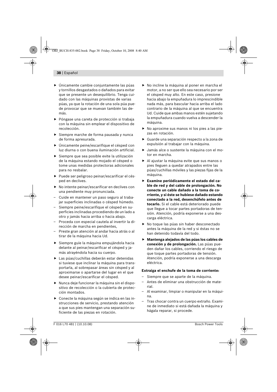 Bosch ALR 900 User Manual | Page 38 / 282