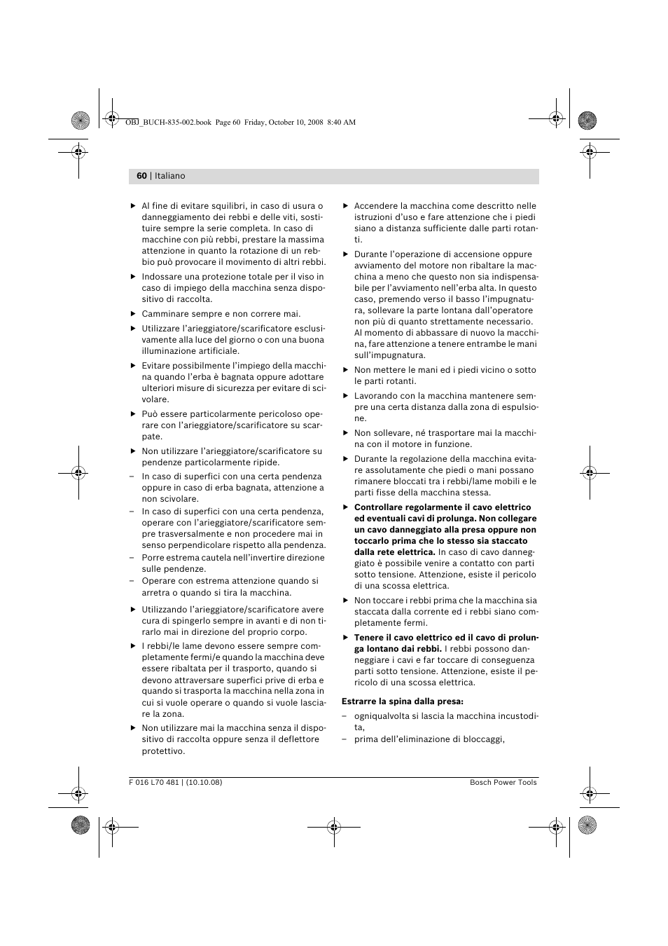 Bosch ALR 900 User Manual | Page 60 / 282