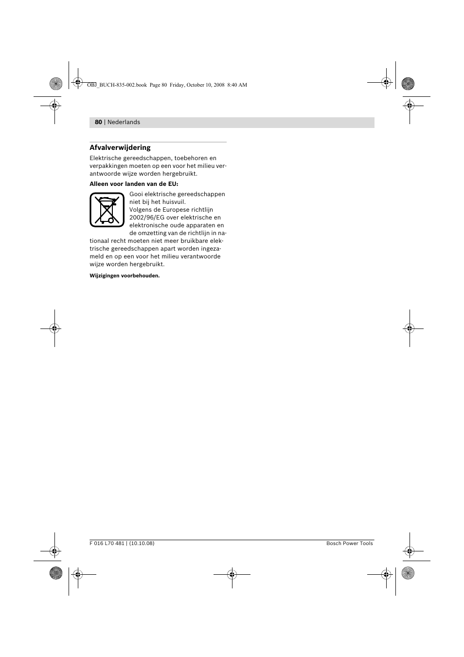 Bosch ALR 900 User Manual | Page 80 / 282