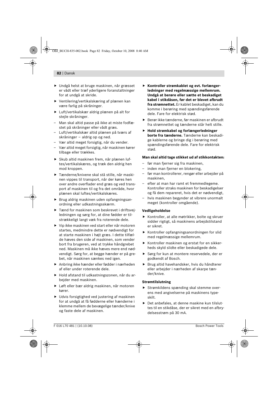 Bosch ALR 900 User Manual | Page 82 / 282