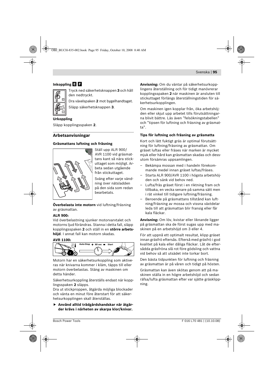 Bosch ALR 900 User Manual | Page 95 / 282