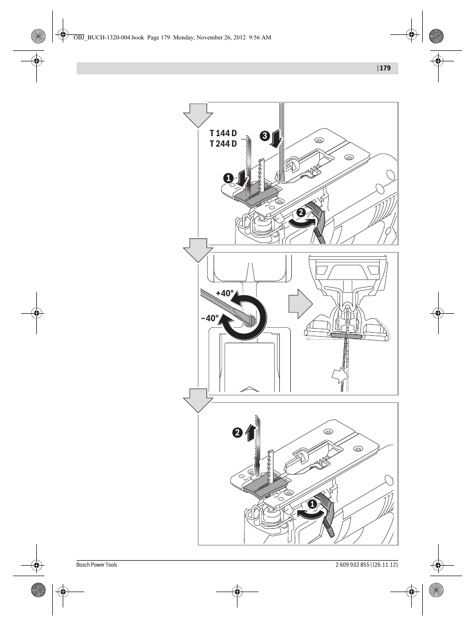 Bosch GST Professional 140 CE User Manual | Page 179 / 191