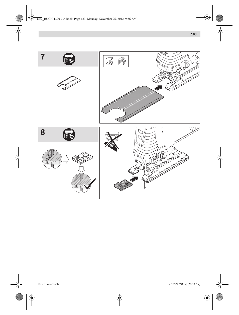 Bosch GST Professional 140 CE User Manual | Page 183 / 191